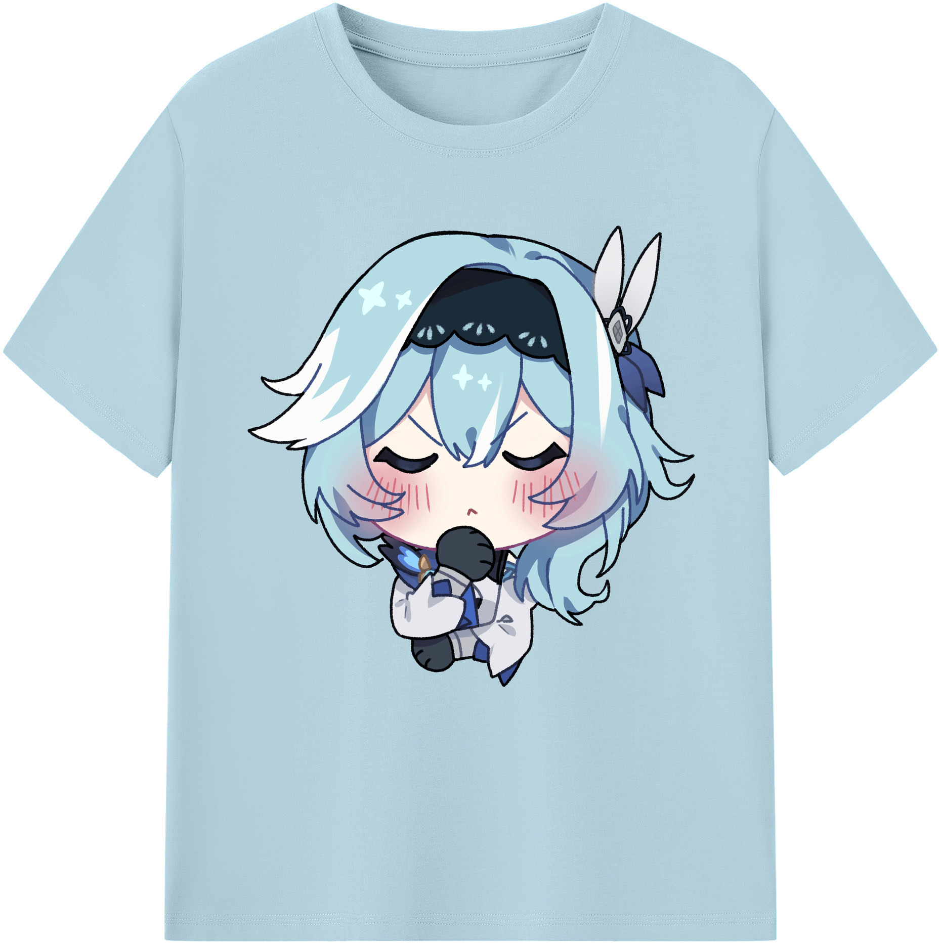 げんし神 优菈 ゆうら genshin Yūra 綿100％半袖Tシャツ（フロントプリント）